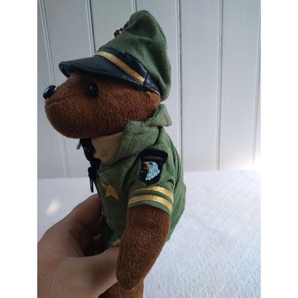 101st Air Borne Division stuffed Bear US ARMY Plush - Picture 2 of 2